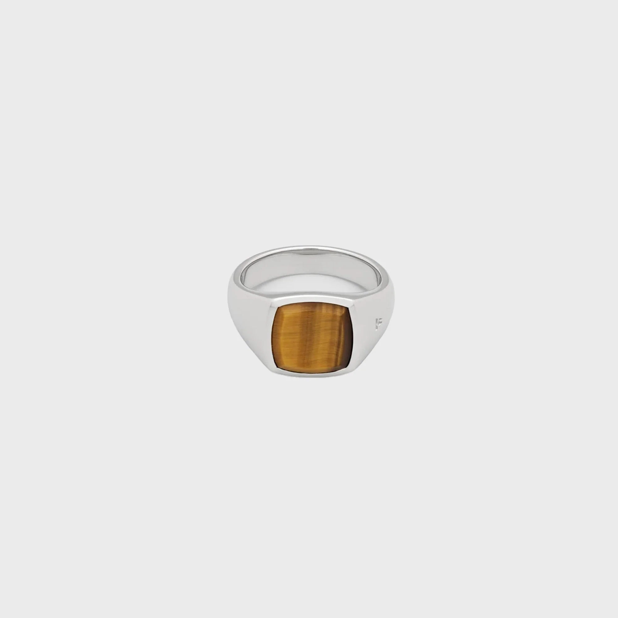 Tom Wood Kay Ring Tiger Eye 62 - Silver