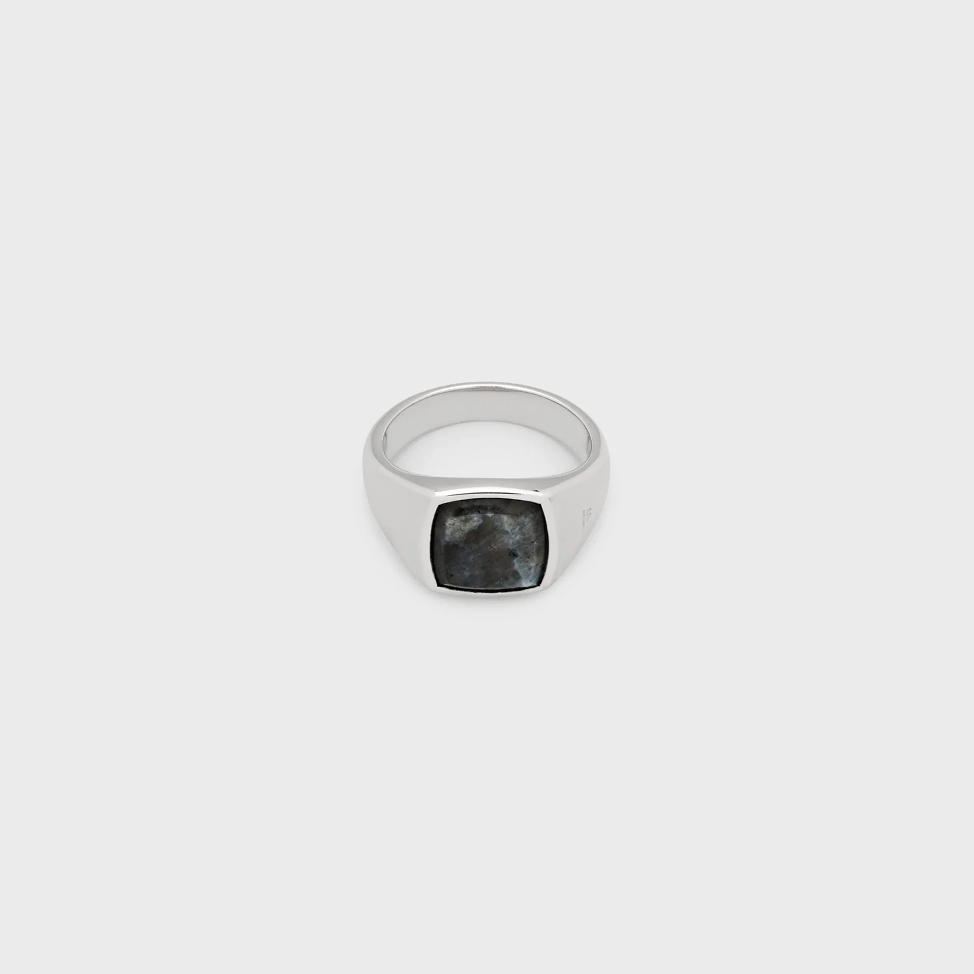 Tom Wood Kay Ring Larvikite 62 - Silver