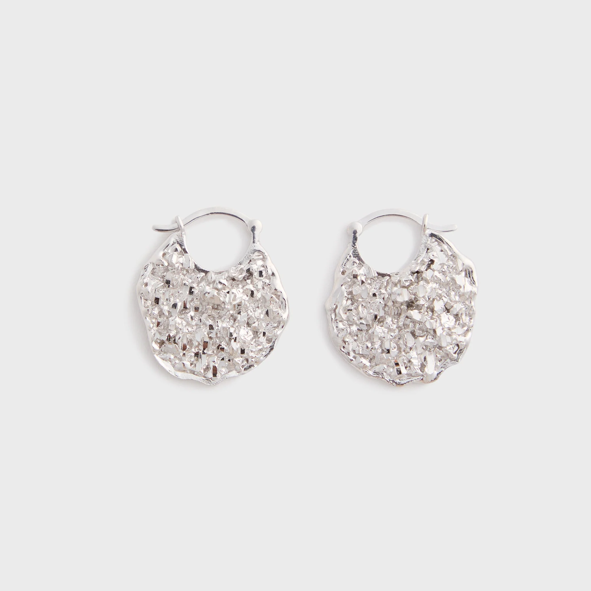 Veneda Carter Small Hoop Earring - Rhodium