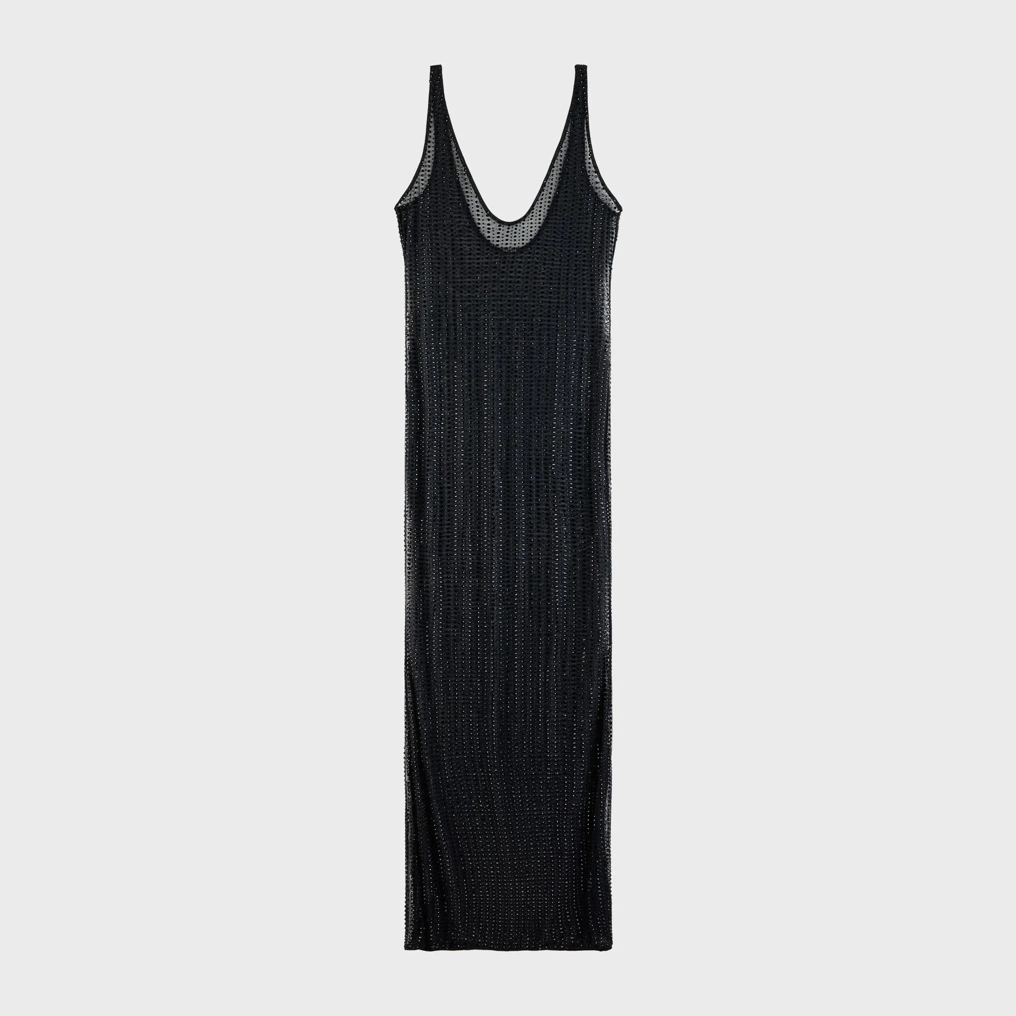 Venuja Crystal Maxi Dress - Black