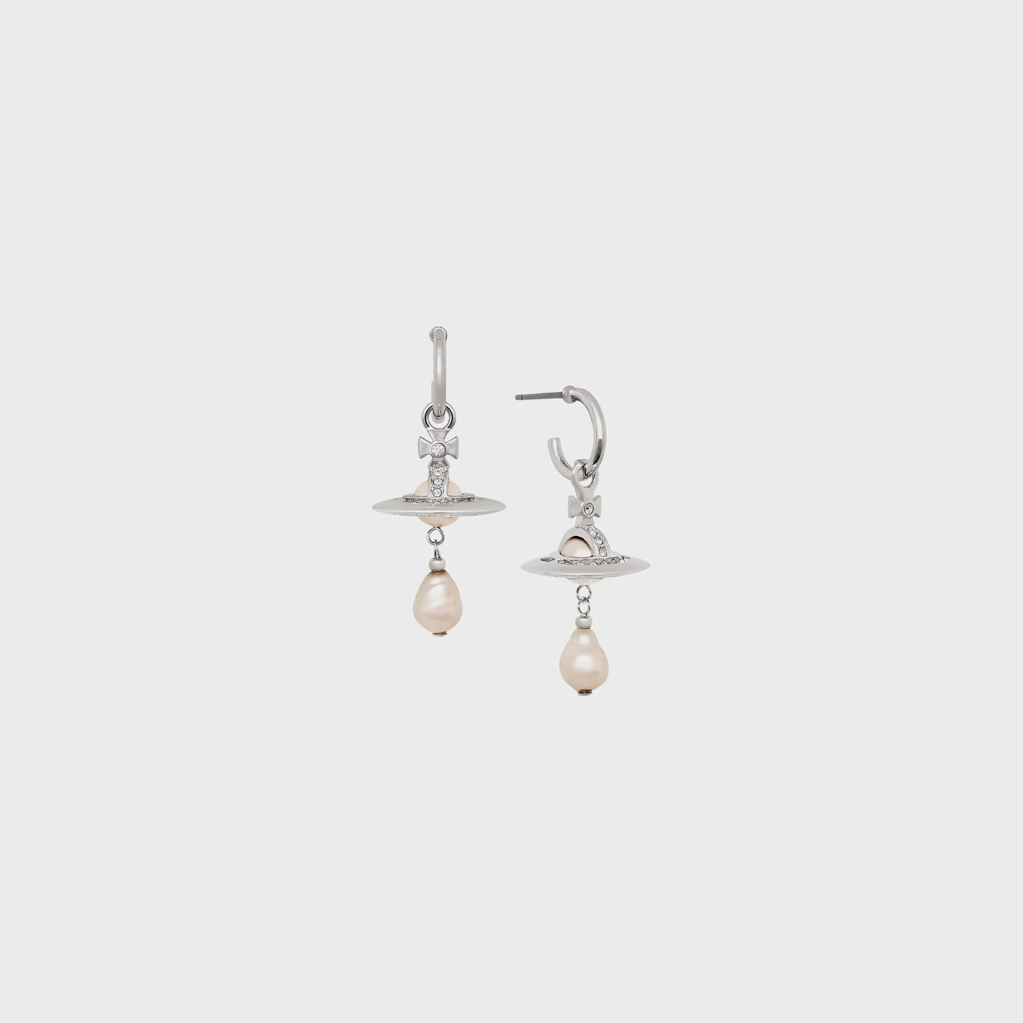 Vivienne Westwood Aleksa Earring - Creamrose Pearl