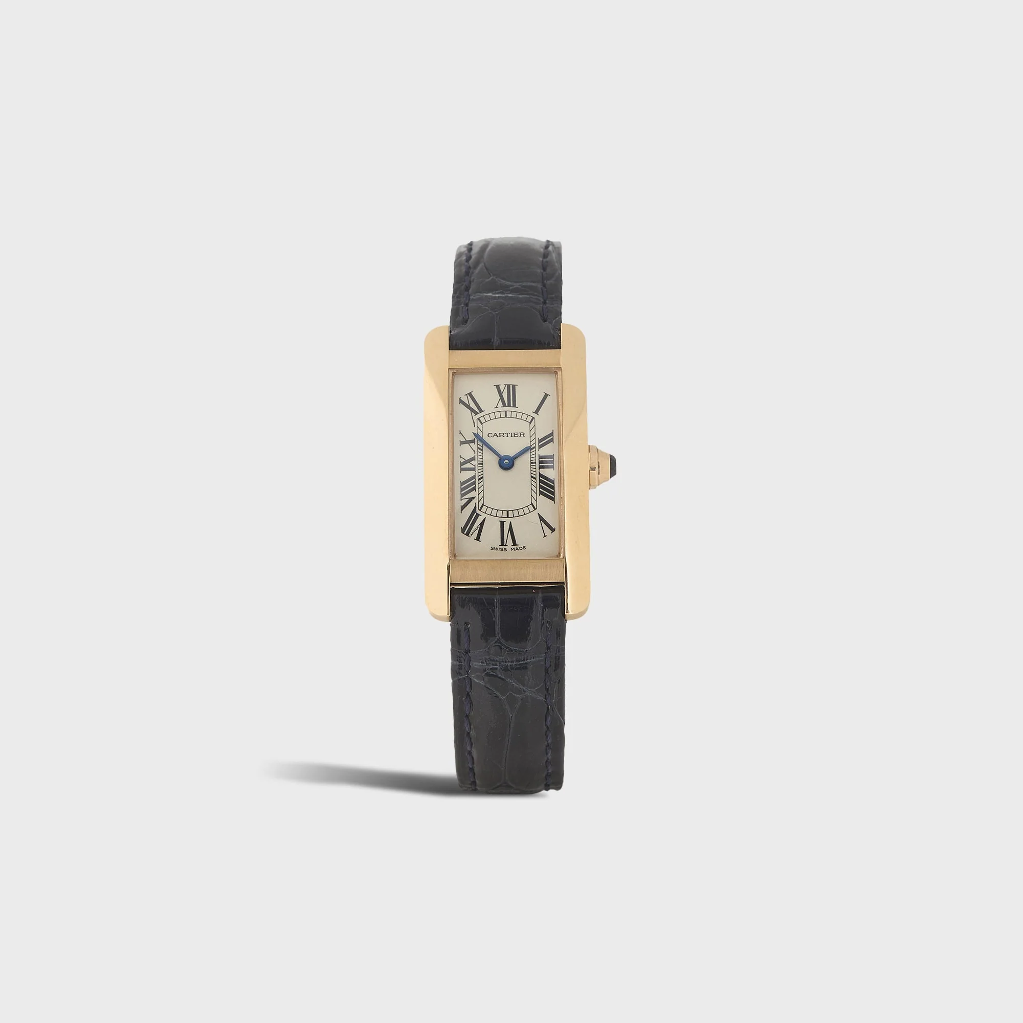 WGACA Cartier Tank Am??ricaine Watch 35mm - Silver/ Rose Gold