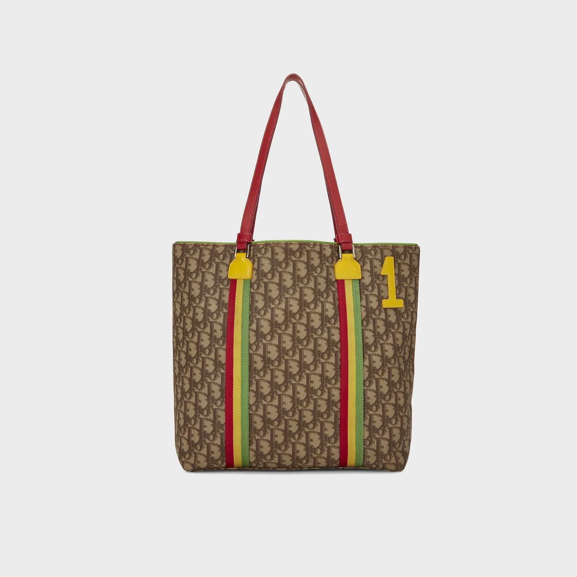 WGACA Dior Rasta Trotter Tote Bag - Brown