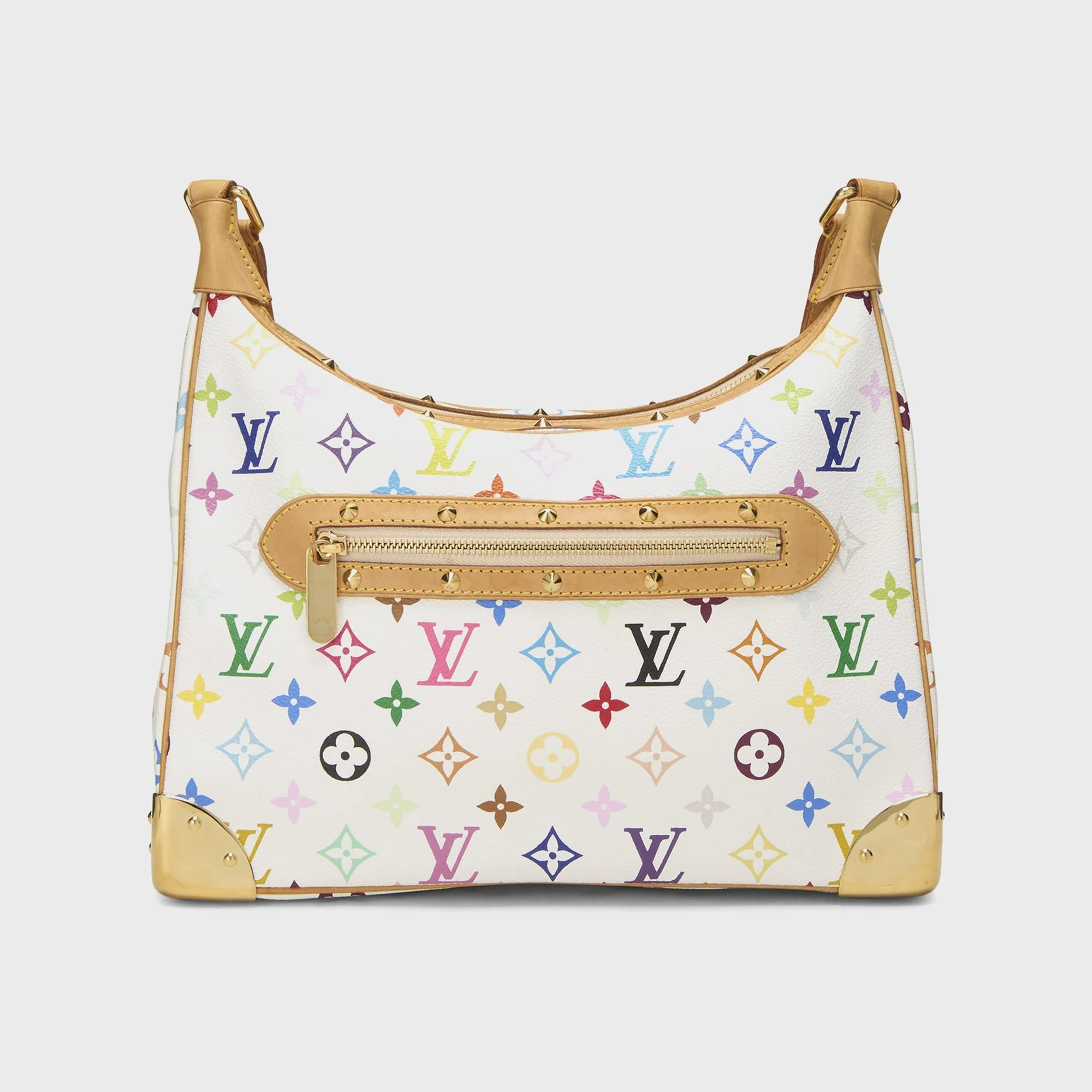 WGACA Takashi Murakami x Louis Vuitton White Monogram Multicore Boulogne - White