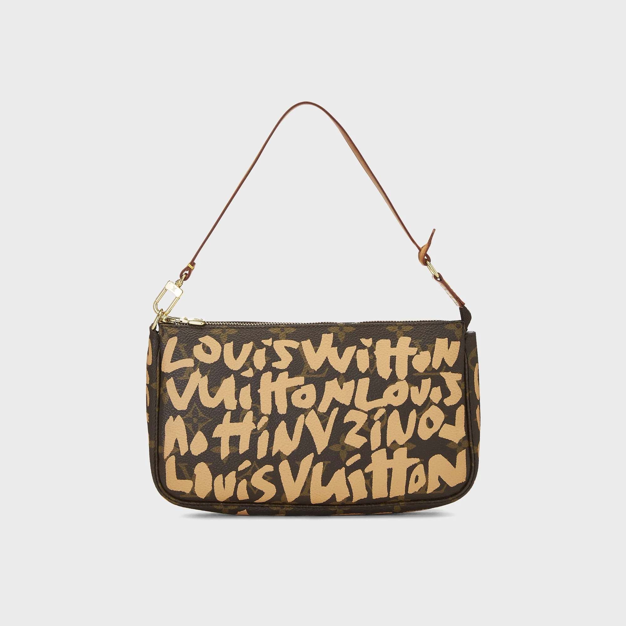 WGACA Louis Vuitton x Stephen Sprouse Orange Monogram Graffiti Pochette Accessoires - Brown