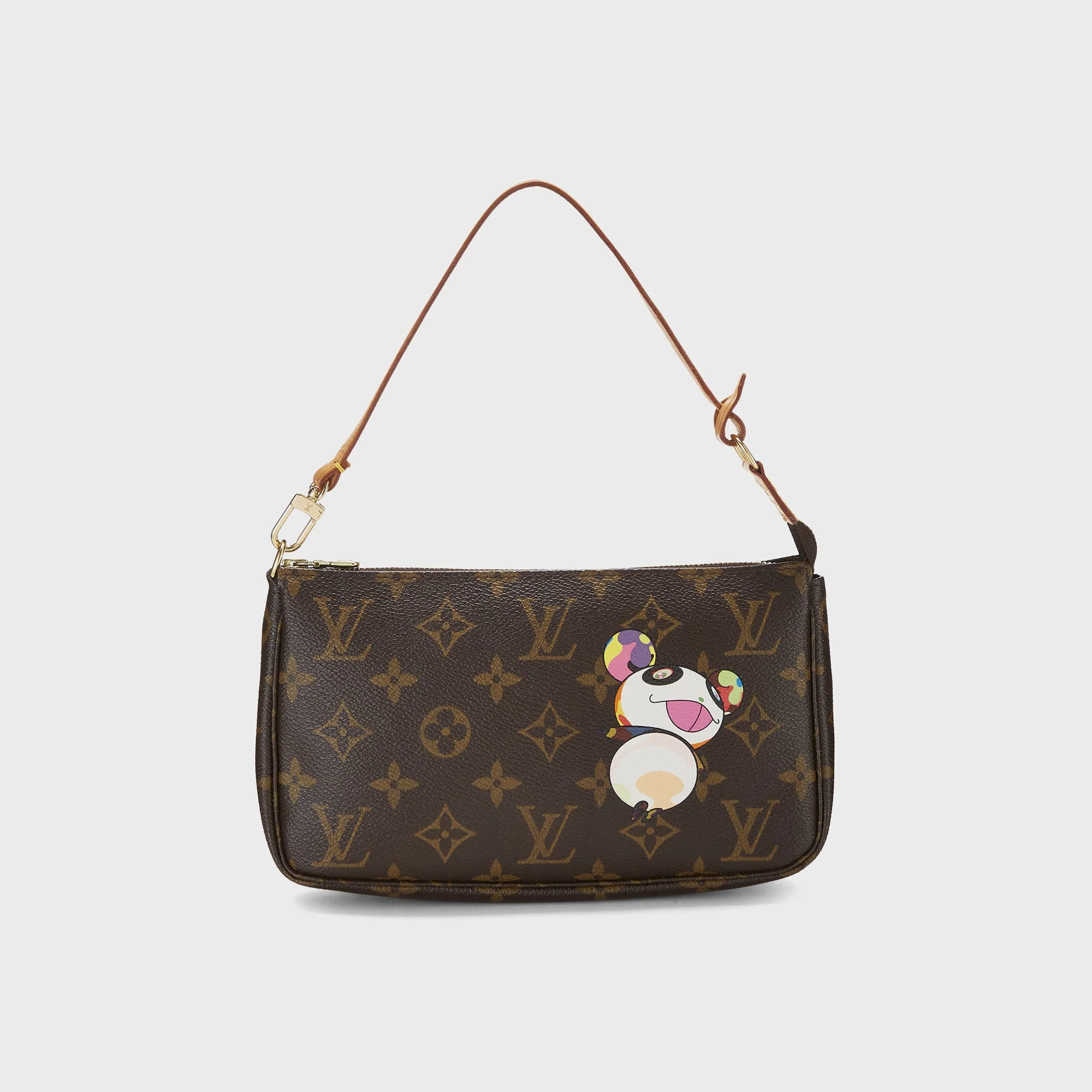WGACA Louis Vuitton Murakami Panda Pochette Accessories V2 - Brown