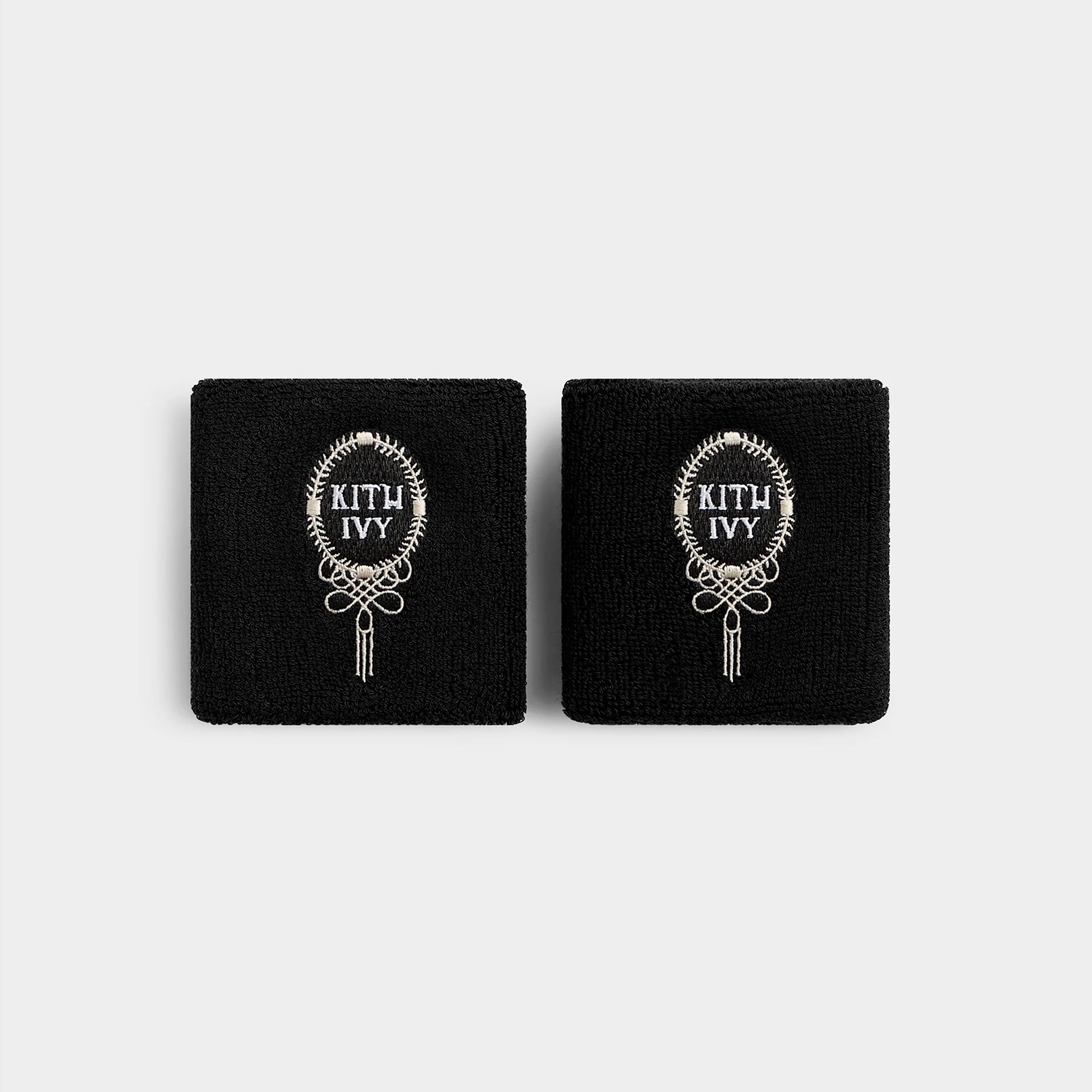 Kith Ivy for Wilson Classic Terry Wristbands - Black