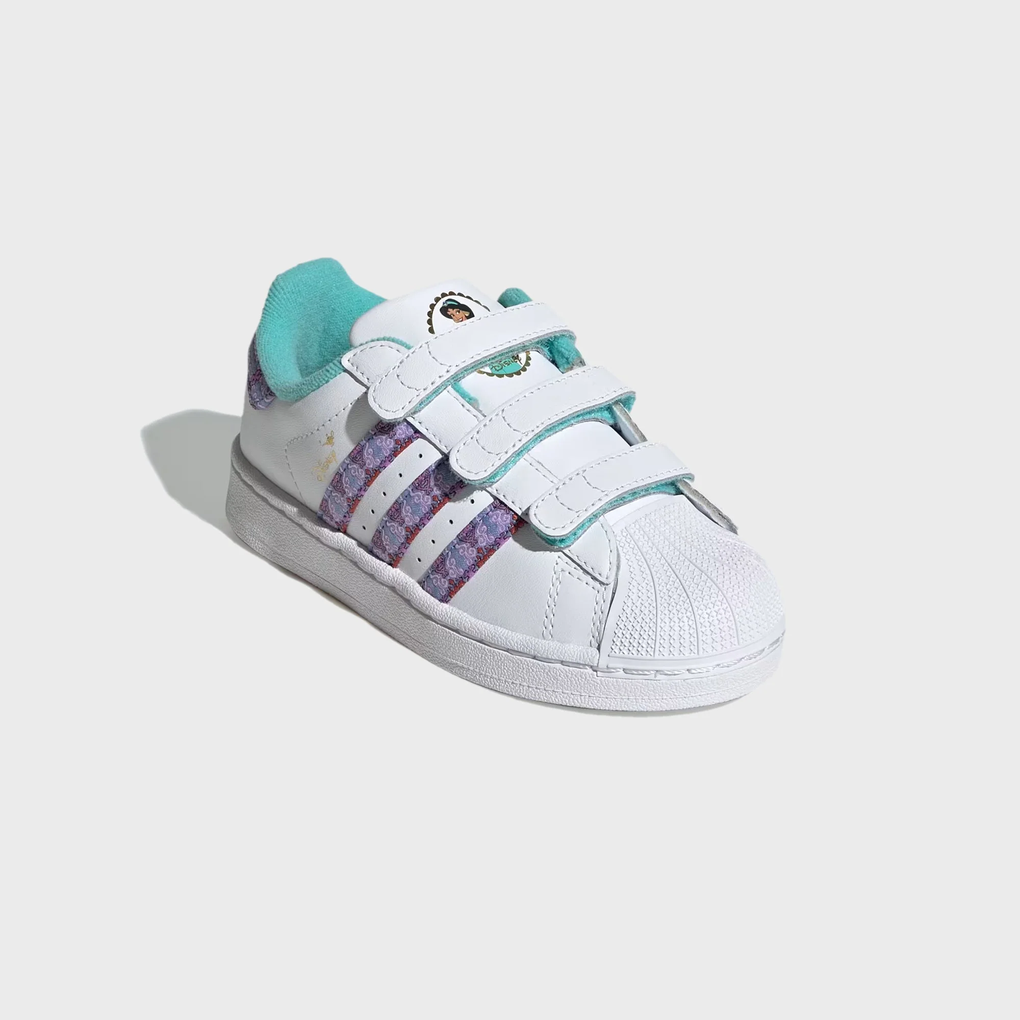 adidas x Disney PS Princess Superstar II Comfort Closure - Cloud White / Gold Metallic - Image 3