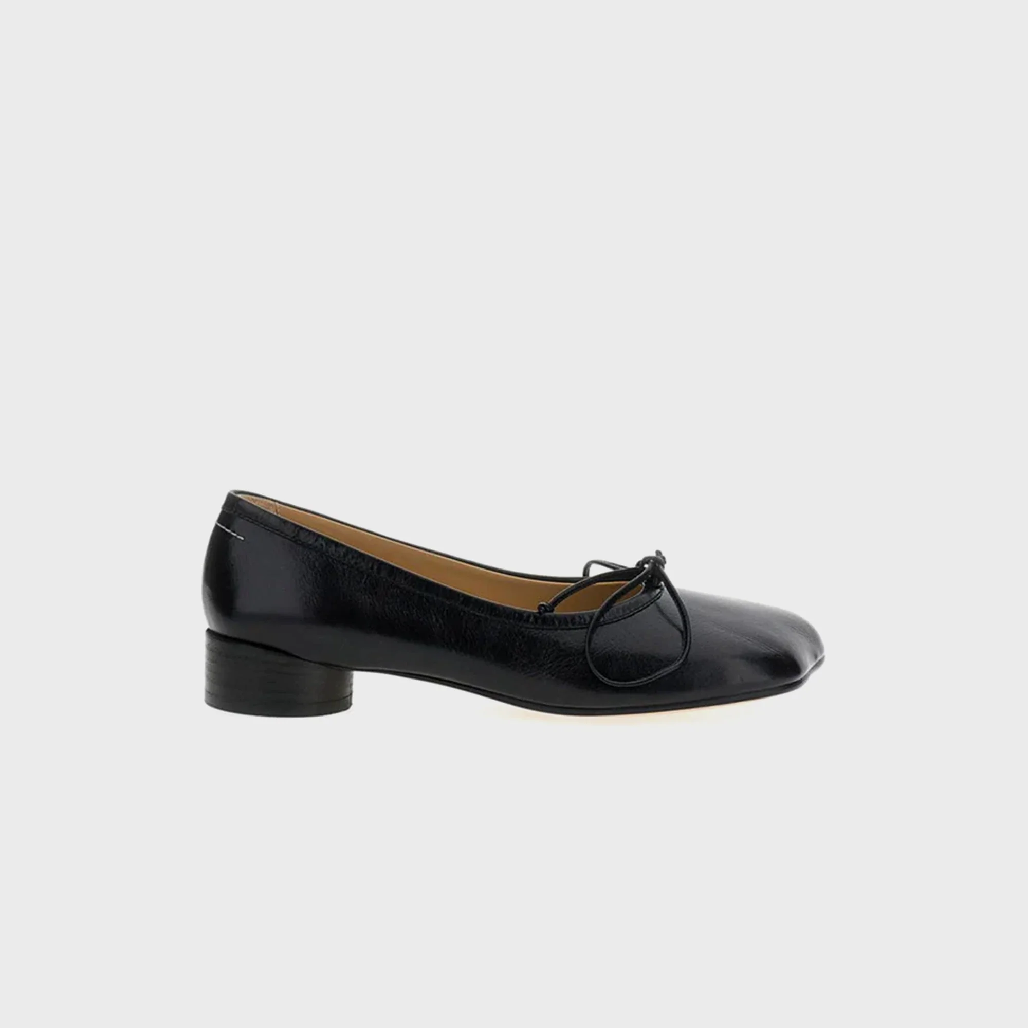 MM6 Maison Margiela Anatomic Ballerina Flats - Black
