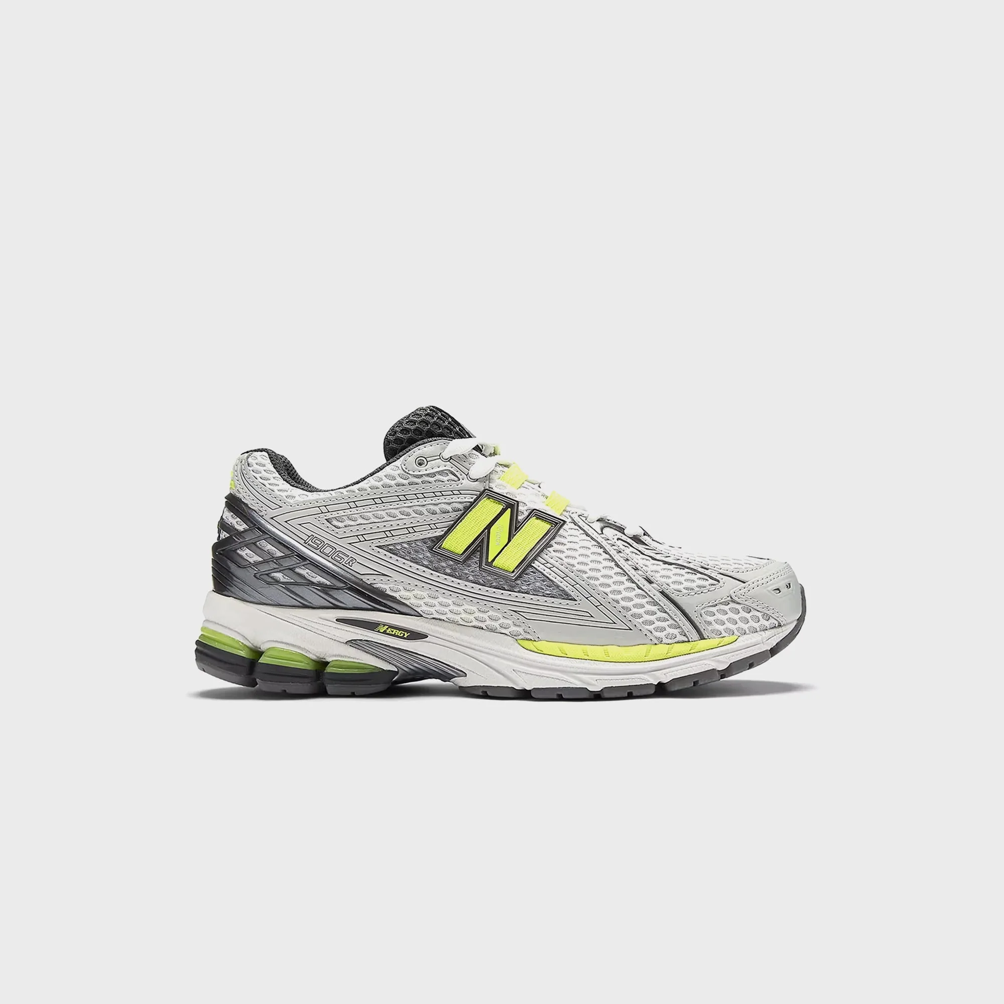 New Balance 1906R - Light Silver Metallic / Alkaline Green